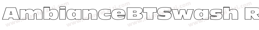 AmbianceBTSwash Regu字体转换